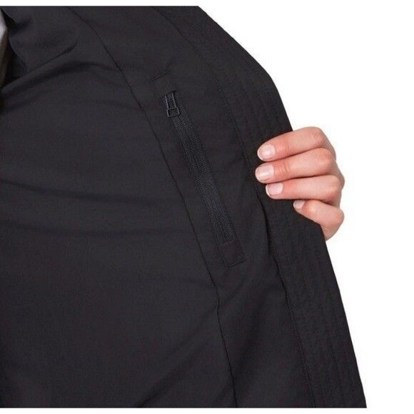 Mondetta Diamond Quilted Down Parka Long Length Black Small - Picture 6 of 8